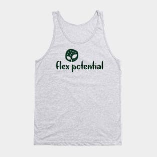 Flex Potential Logo & Name Tank Top